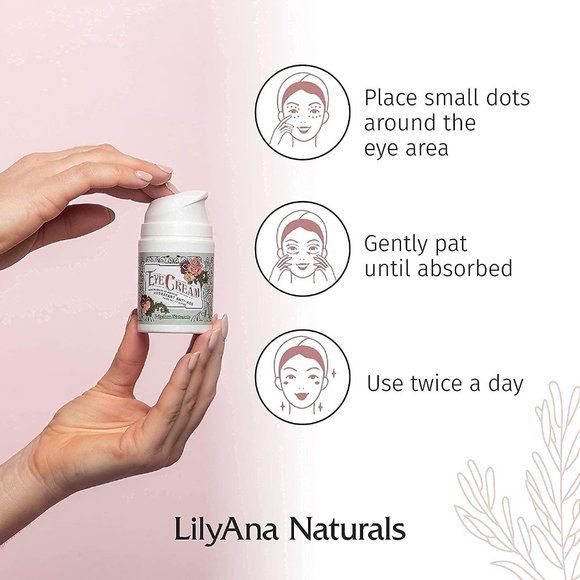 LilyAna Naturals Eye Cream For Dark Circles & Puffiness 0.5 oz 15 ml New - Picture 4 of 5